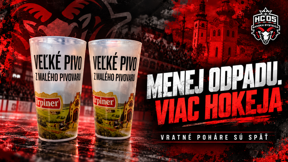 Vratné poháre sú späť. Vraciame sa na ekologickú cestu.