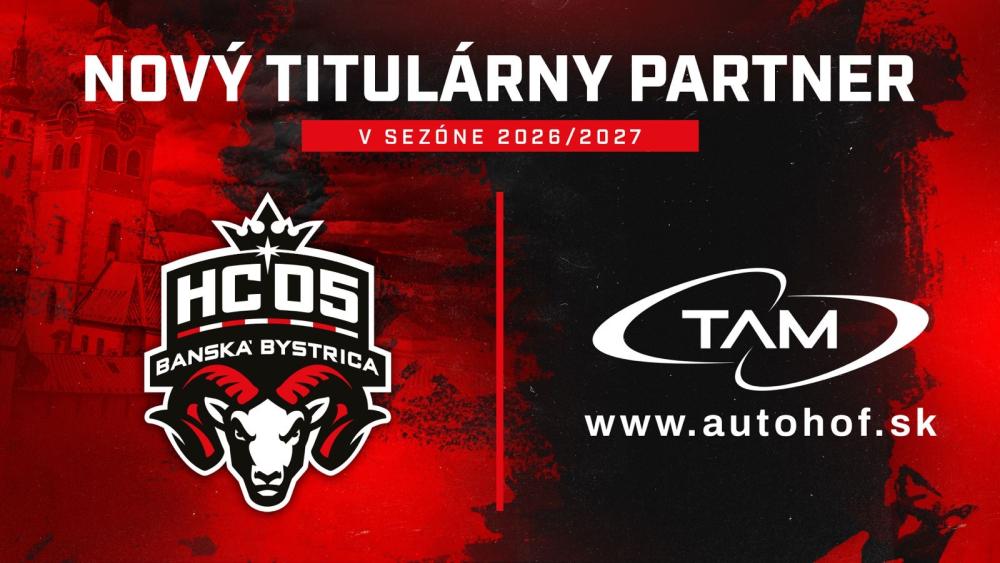 TAM Autohof novým titulárnym partnerom. Klub vstupuje do novej sezóny ako HC ‘05 TAM Banská Bystrica